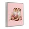 Stupell Industries Floral Pink Cowgirl Boots Framed Giclee Art